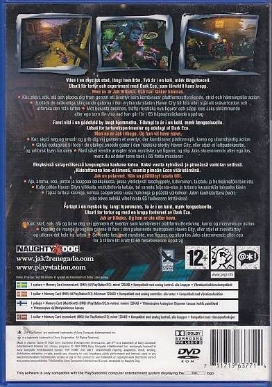 Jak II Renegade - PS2 (B Grade) (Genbrug)
